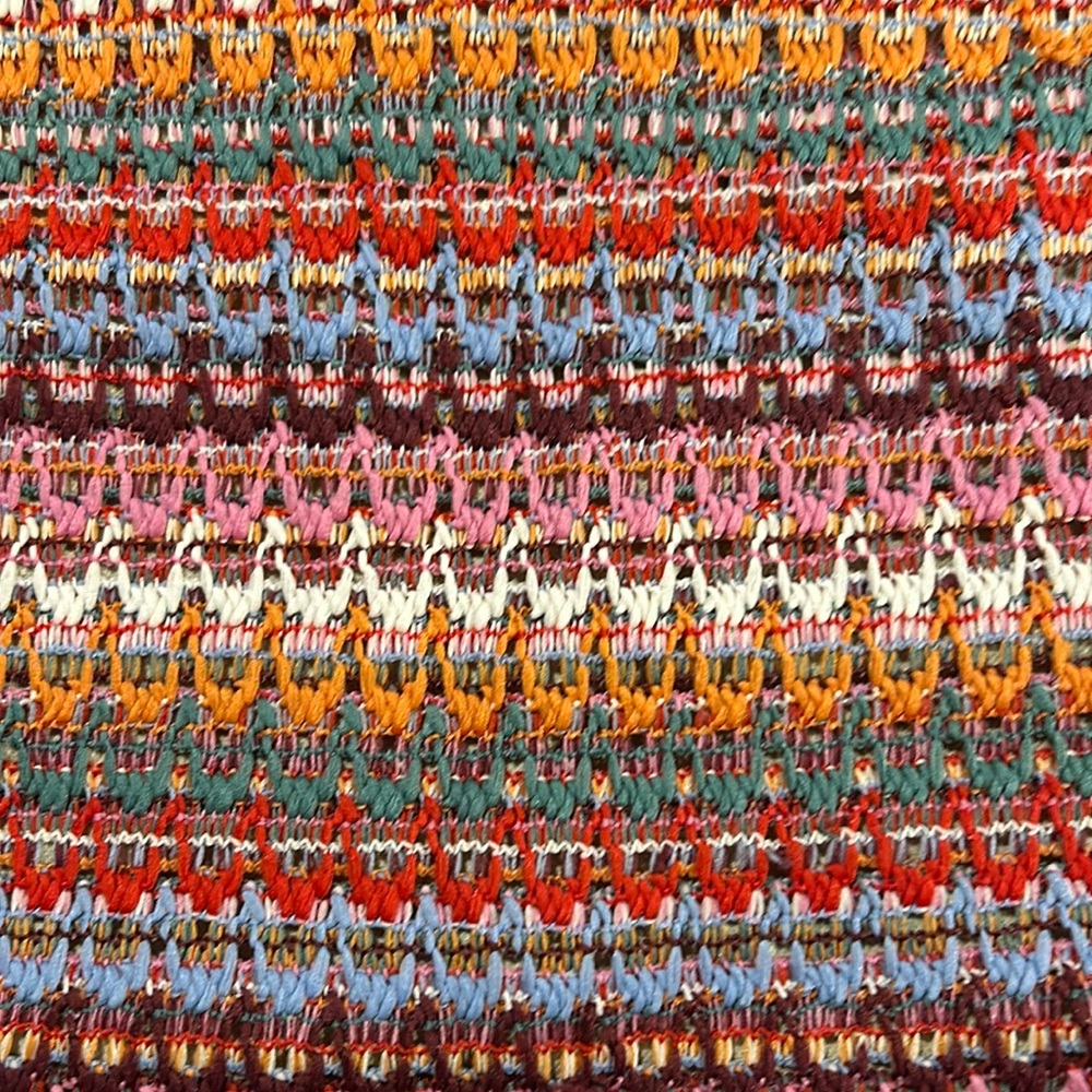 Vintage multicolored knit bandeau tube top from Mandees.